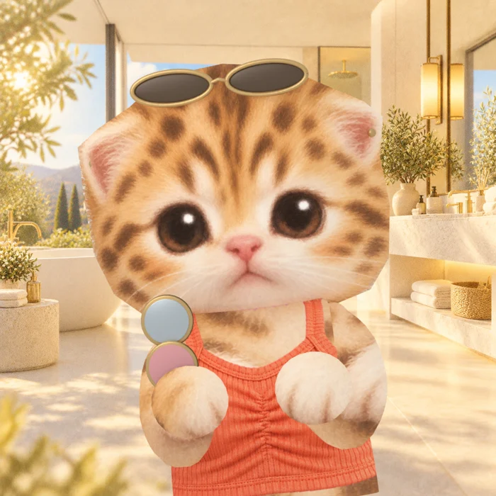 A cat from the LA Diaries collection